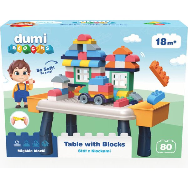 Stół z klockami Dumi Blocks Dumel Discovery