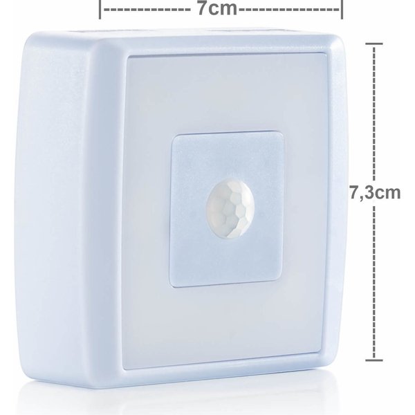 Lampka nocna LED na baterie z czujnikiem ruchu Reer