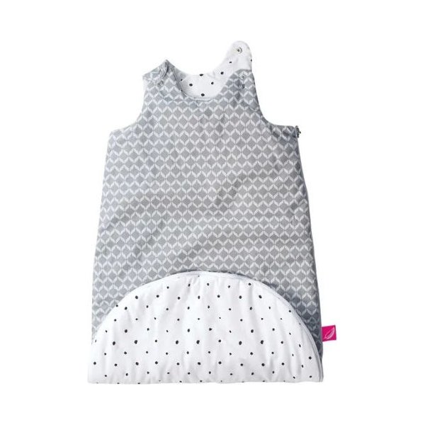 Śpiworek muślinowy 2w1 Zip-around 3-18m Motherhood - Szary Classics