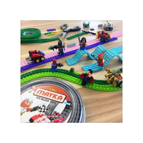 Taśma do klocków poczwórna 2m Mayka Epee - czarny