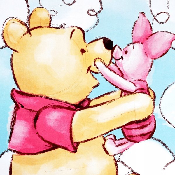 Pościel dwustronna Disney 140x200cm + 70x90cm Faro - Kubuś Puchatek