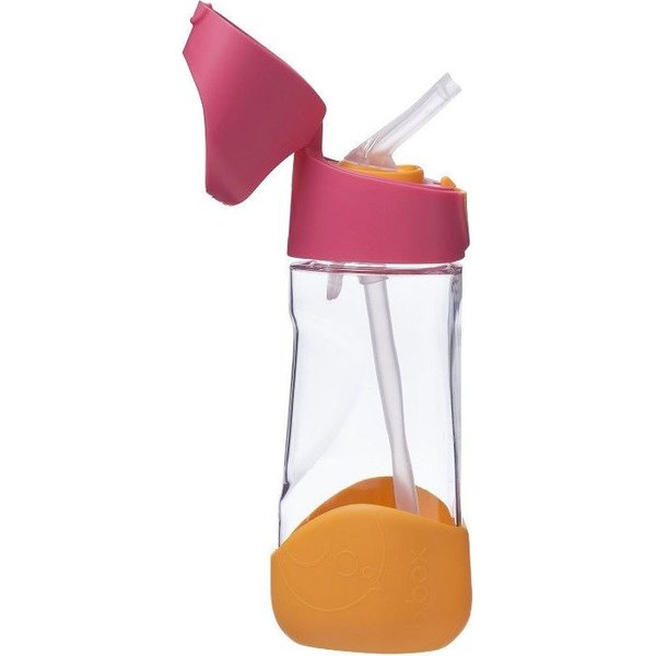 Butelka tritanowa ze słomką 450 ml B.Box - Strawberry Shake