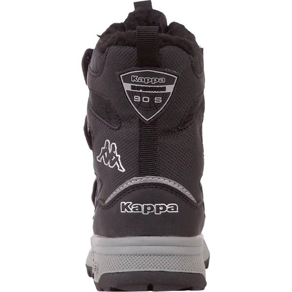 Buty, śniegowce Vipos Tex Jr Kappa - czarno - srebrne