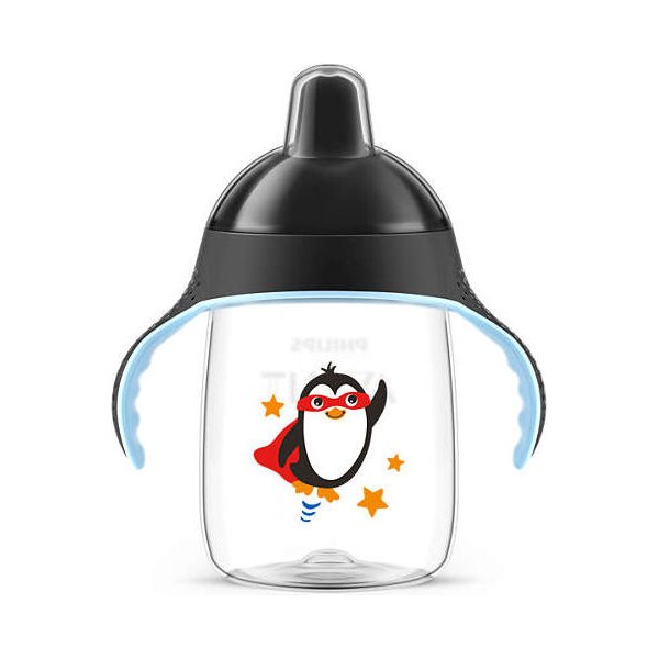 Kubek niekapek Picie bez rozlewania 340ml 18m+ Avent - czarny