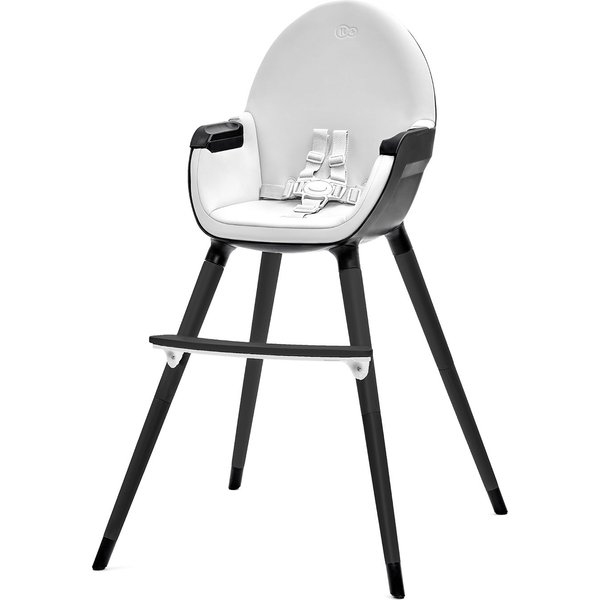Krzesełko do karmienia 2w1 Fini Kinderkraft - white/black