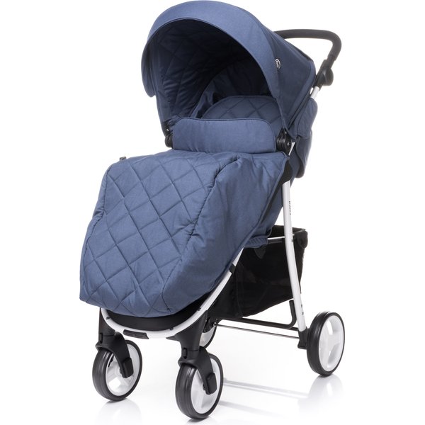 Wózek spacerowy Rapid 4Baby - navy blue 2019