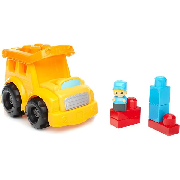 Auto z klockami Mega Bloks - autobus szkolny
