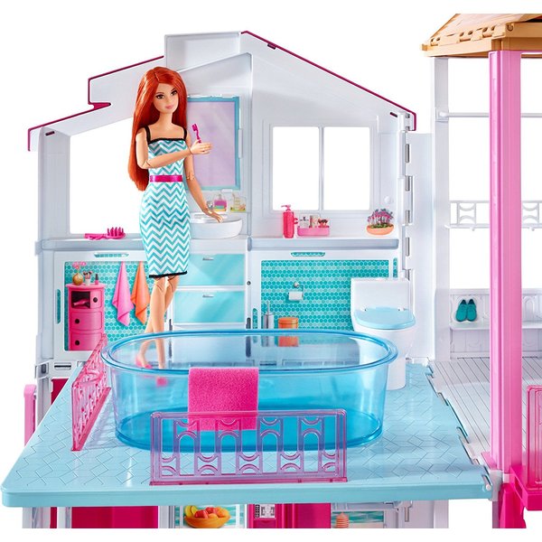 Barbie Miejski domek z wyposażeniem Mattel