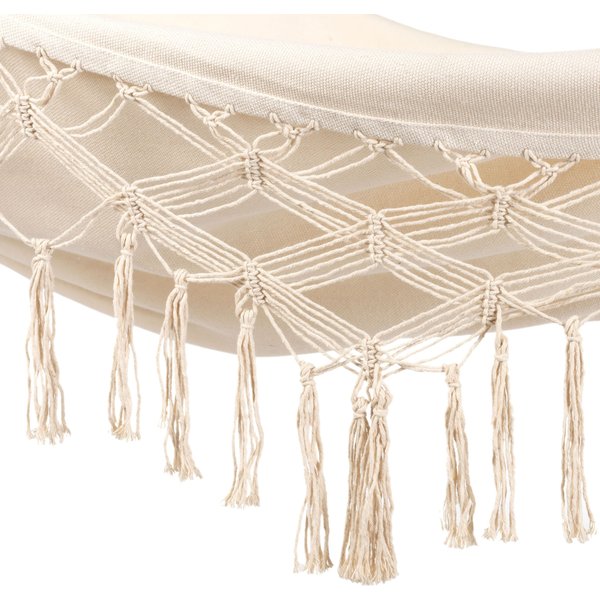 Hamak ogrodowy boho XXL Outtec - beige