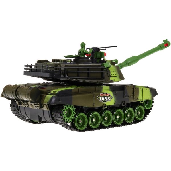 Czołg zdalnie sterowany R/C - zielony
