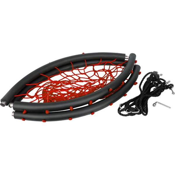 Huśtawka ogrodowa, bocianie gniazdo XXL 120cm Saska Garden - czerwona