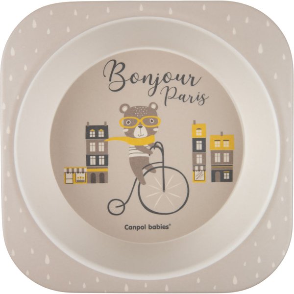 Zestaw naczyń 5 el. Bonjour Paris Canpol - beżowy