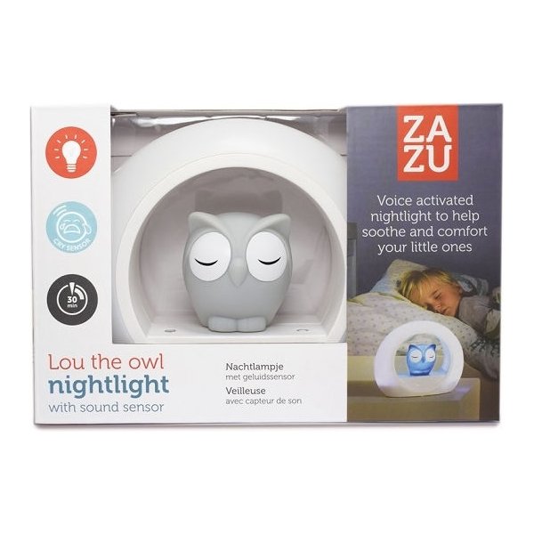 Lampka nocna Sowa Lou Zazu - Gray