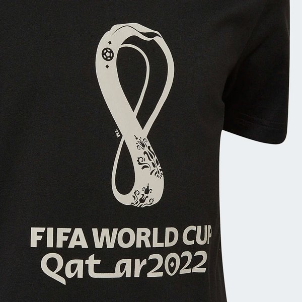 Koszulka juniorska FIFA World Cup 2022 Official Emblem Tee Adidas