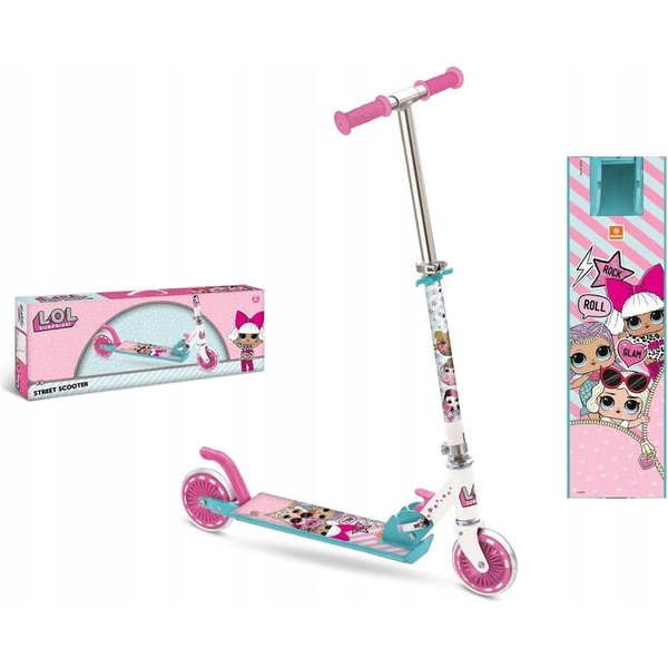 Hulajnoga aluminiowa 2-kołowa z hamulcem LOL Surprise Mga