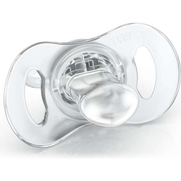 Smoczek ortodontyczny Mini 0-2m 2 szt. Avent - kokardka/korona