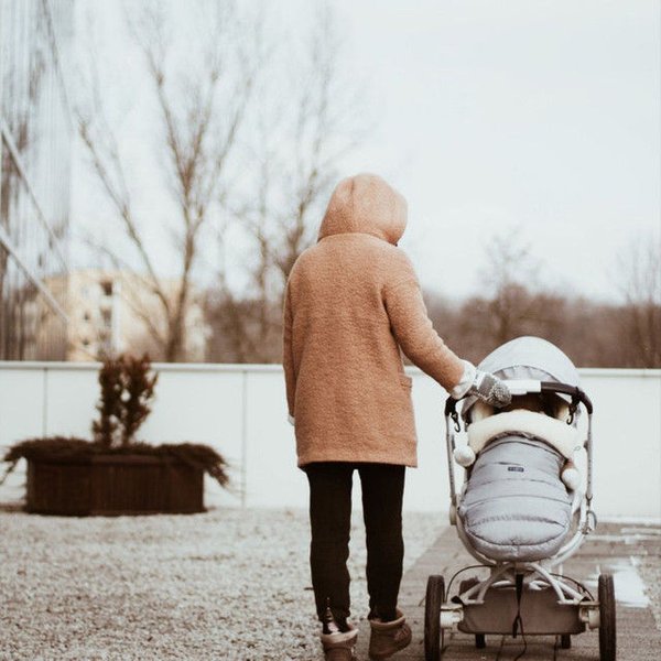 Śpiwór do wózka S20+ iGROW Wool Zaffiro - Melanż Granatowy