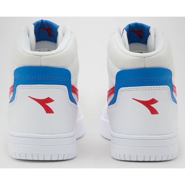 Buty młodzieżowe Raptor Mid GS Diadora - white/red