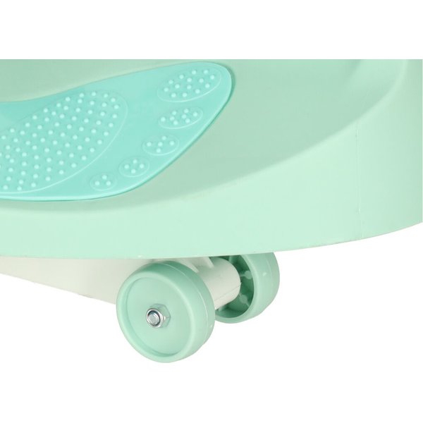 Jeździk grawitacyjny świecące koła LED - miętowy