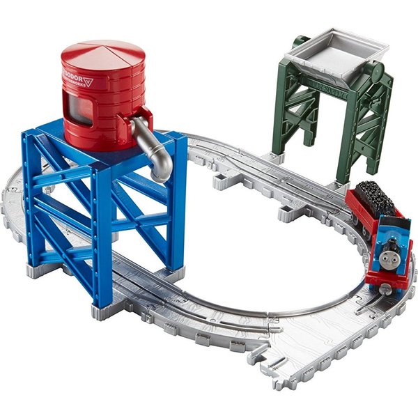 Tomek i Przyjaciele zestaw z wodną wieżą Fisher Price - Tomek z wagonikiem