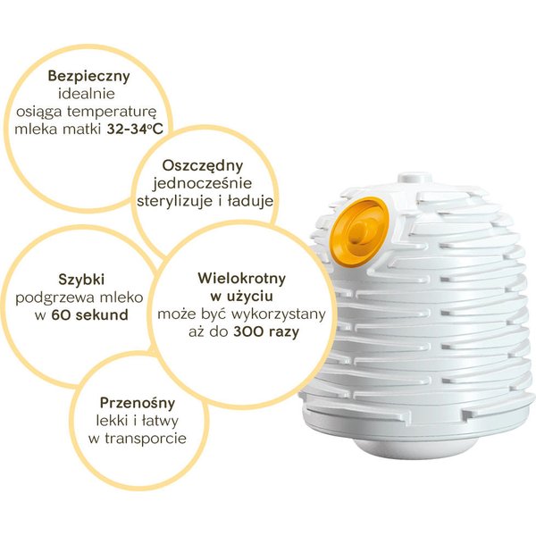 Zestaw butelka 240ml + 2 podgrzewacze + kapsuła Yoomi