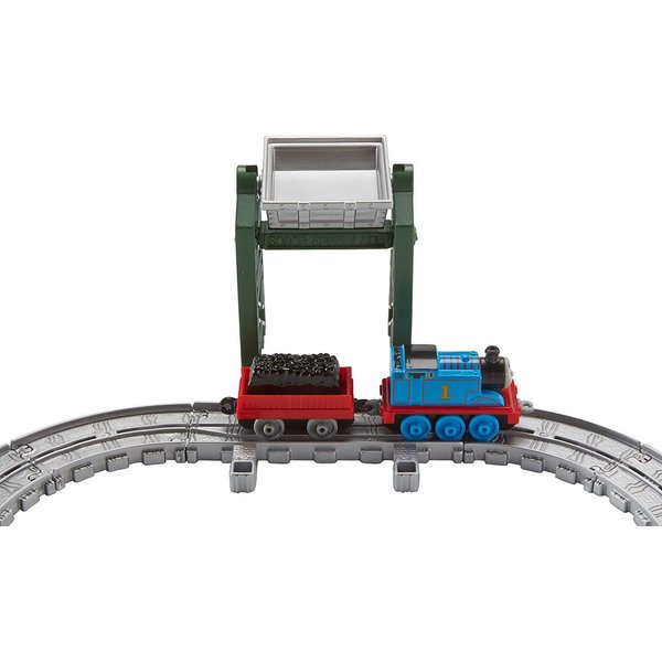 Tomek i Przyjaciele zestaw z wodną wieżą Fisher Price - Tomek z wagonikiem