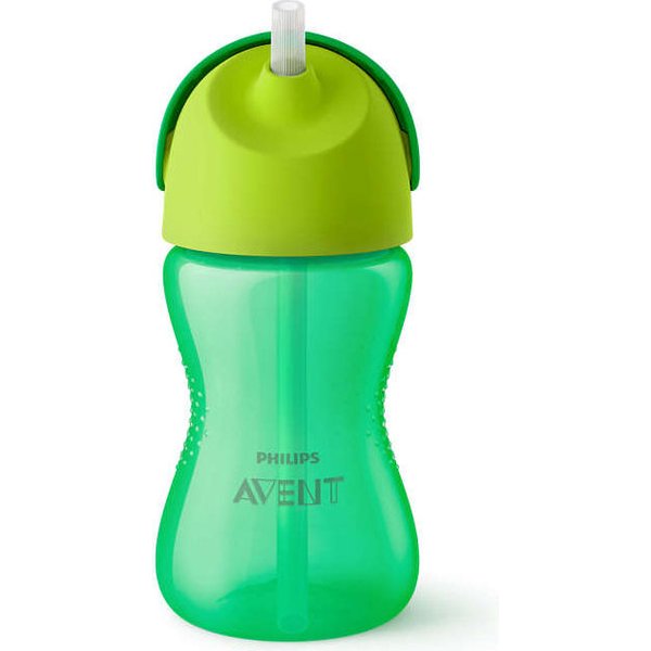 Kubek ze słomką 300ml 12m+ Avent - zielony
