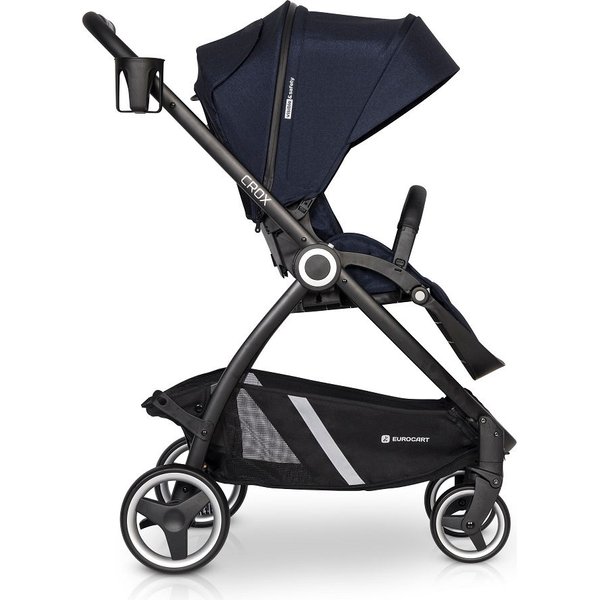 Wózek wielofunkcyjny 2w1 Crox + torba do wózka Euro-Cart - Cosmic Blue