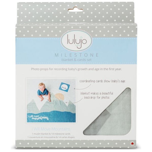 Zestaw Kocyk + karty do zdjęć Lulujo - Move Mountains