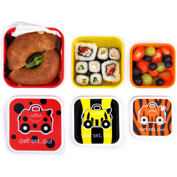 Pojemniki śniadaniowe 3 szt. Trunki - Zwierzęta