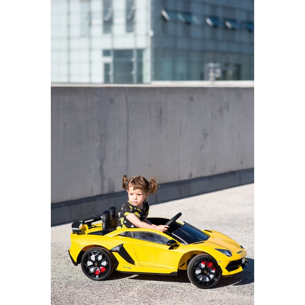 Pojazd na akumulator Lamborghini Toyz by Caretero - żółty