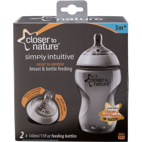 Butelka 2x340ml 3m+ Tommee Tippee