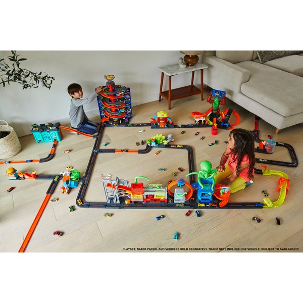 City zestawy tematyczne Hot Wheels - Atak aligatora