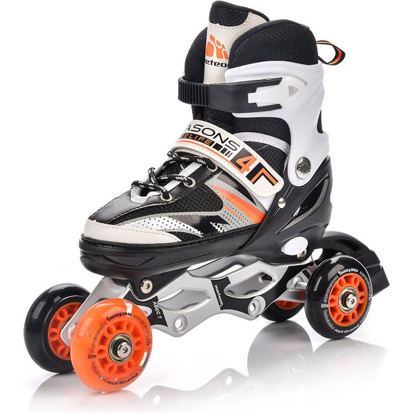 Rolki 4w1 Seasons Meteor - pomarańczowy