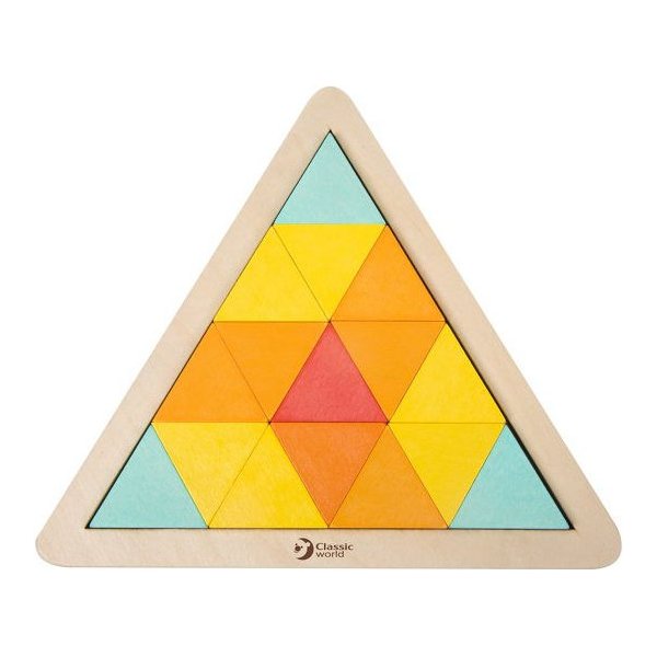 Układanka trójkąty Mozaika Klocki Classic World