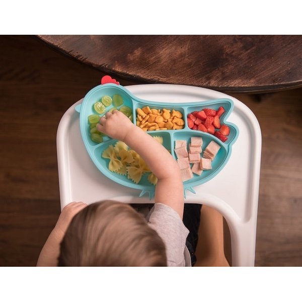 Talerzyk z przyssawką Chicken Innobaby - blue