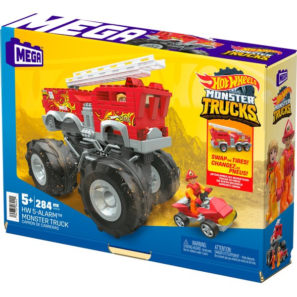 Wóz strażacki Monster Trucks 5-alarm Hot Wheels