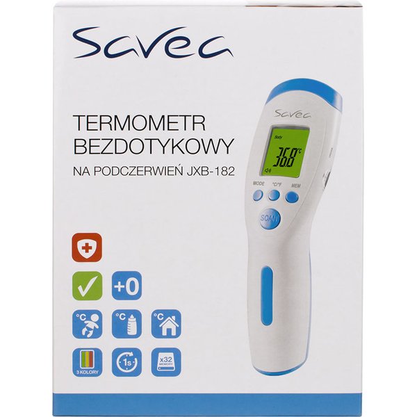 Termometr bezdotykowy na podczerwień Savea