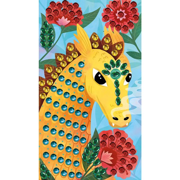 Zestaw kreatywny Cekiny Smoki Janod