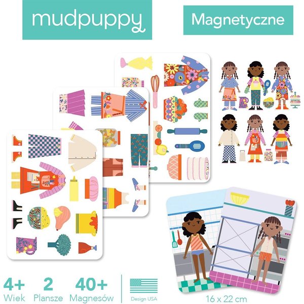 Magnetyczne postacie Mudpuppy - Mogę zostać... szefową kuchni!