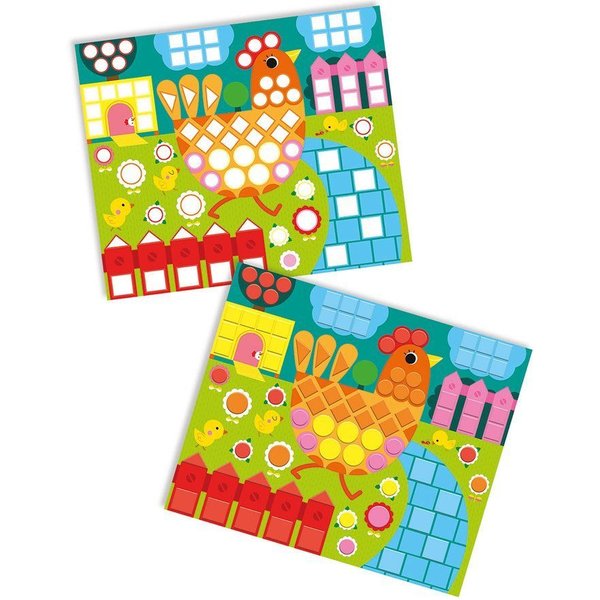 Zestaw kreatywny Mozaika Janod - Zwierzęta