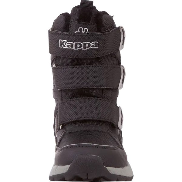 Buty, śniegowce Vipos Tex Jr Kappa - czarno - srebrne