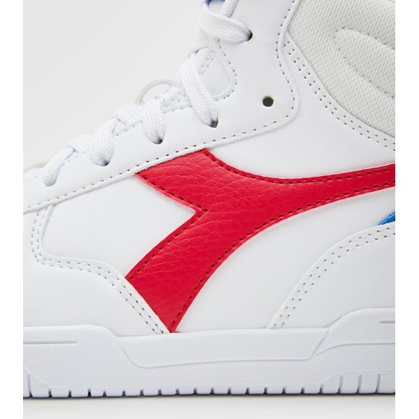 Buty młodzieżowe Raptor Mid GS Diadora - white/red