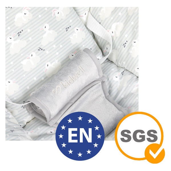 Leżaczek bujaczek z modułem sensorycznym 0-18kg Tumi Kidwell - króliczki