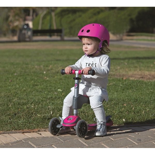 Kask rowerowy Smart Trike - czerwony