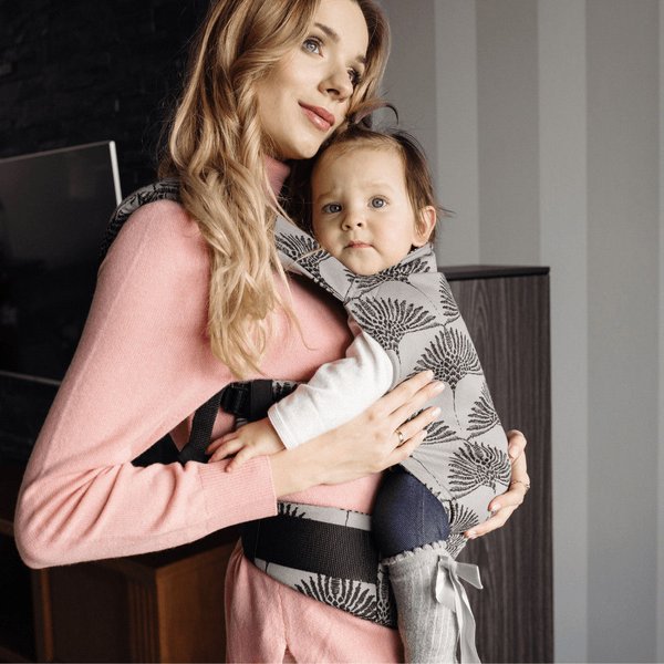 Nosidełko ergonomiczne City Zaffiro - Graphite Fern