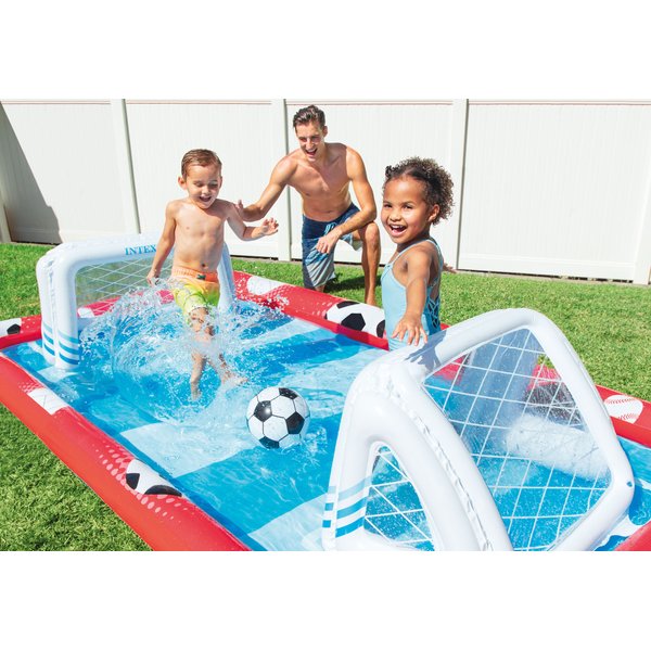 Brodzik, dmuchany plac zabaw Action Sports Play Center 325x267x102cm Intex