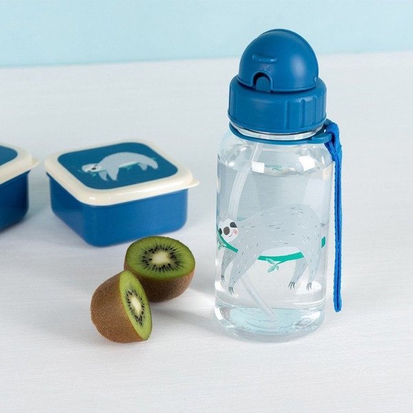 Bidon ze słomką 500ml Rex London - Leniwiec