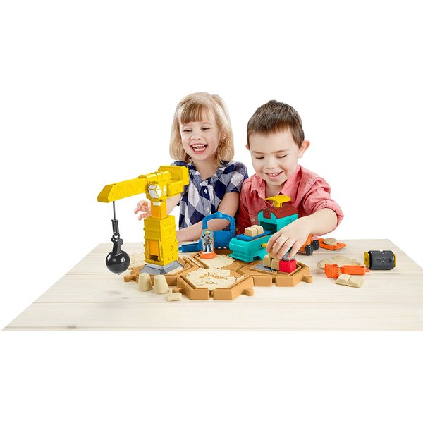 Bob Budowniczy Plac budowy + piasek kinetyczny Fisher Price