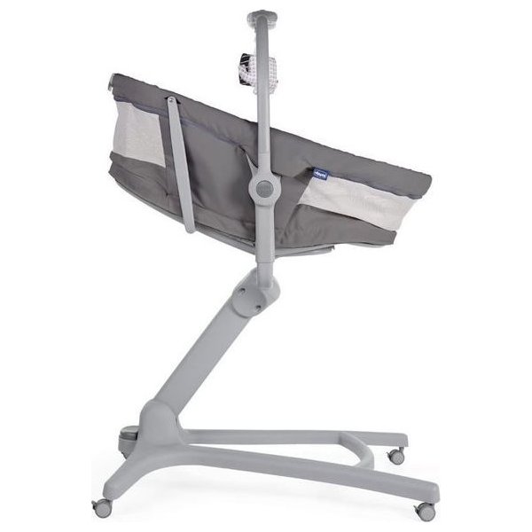 Leżaczek krzesełko Baby Hug Air 4w1 Chicco + materacyk piankowy Fiki Miki - dark grey